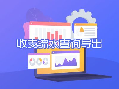 收支流水查询导出